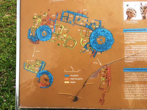 タライオット遺跡図