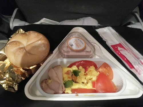 オーストリア航空朝食